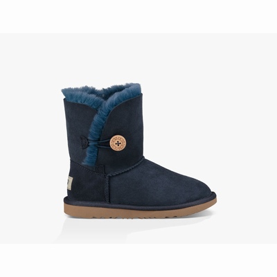 Botas UGG Bailey Button II Criança Azul Marinho | PT-GPDTR